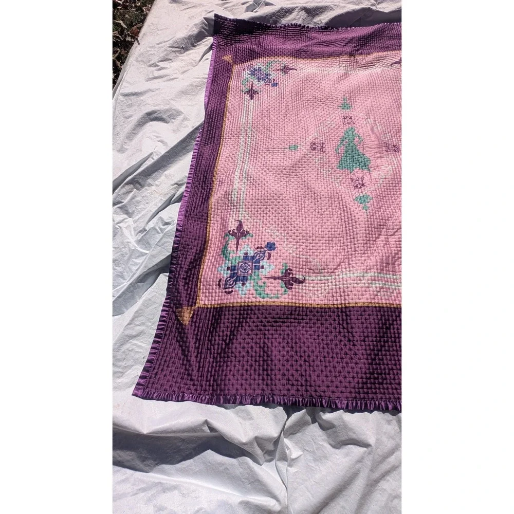 Jay Franco Disney Princess Jasmine Aladdin Quilt Comforter Magic Carpet Twin
